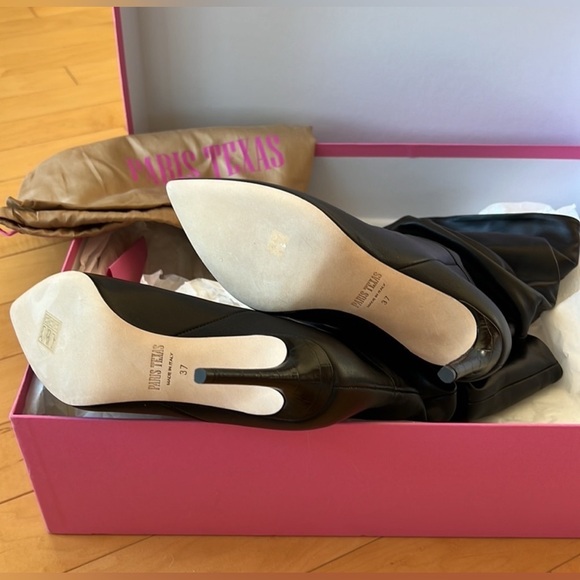 Paris Texas Rouched 90mm Boots - NEW in BOX - Picture 2 of 10